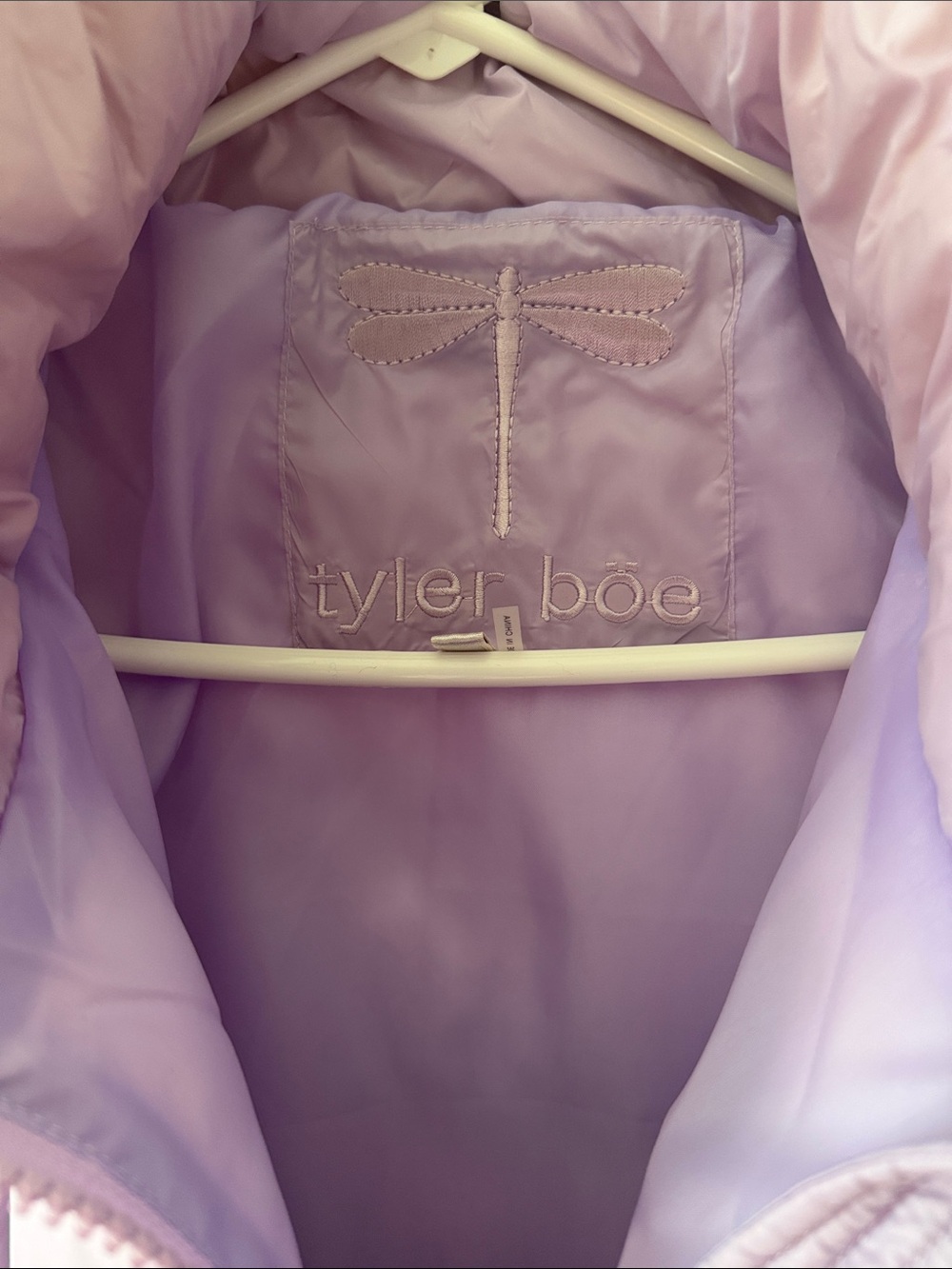 Tyler Boe Lavender Puff Puffer Jacket